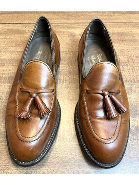 Vintage Footjoy Classics Shoes Men\'s 9.5C Tassel Loafer  Leather Made USA MINT Vintage Footjoy Classics Shoes Men main image 2